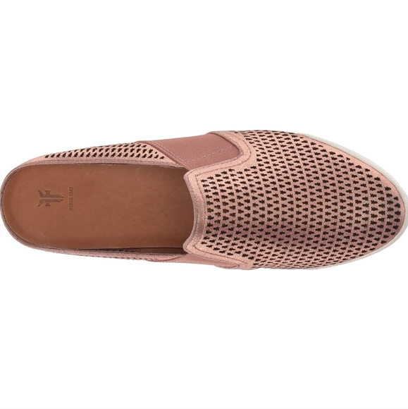 Frye Melanie dusty rose leather slides - Picture 8 of 9